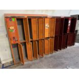 Lot of (2) Banks of Large Lockers (Approx. 6' x 18" x 79" Each) | Rig Fee $100