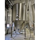 (1 of 3) 2015 NSI 150 BBL FV or 5,500 Gal Max Capacity Jacketed Fermentation Tank, Glycol Jacketed