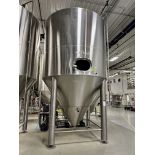 Craftwerk 150 BBL FV or 5,500 Gal Max Capacity Jacketed Fermentation Tank, Glycol Jacketed, Cone Bot