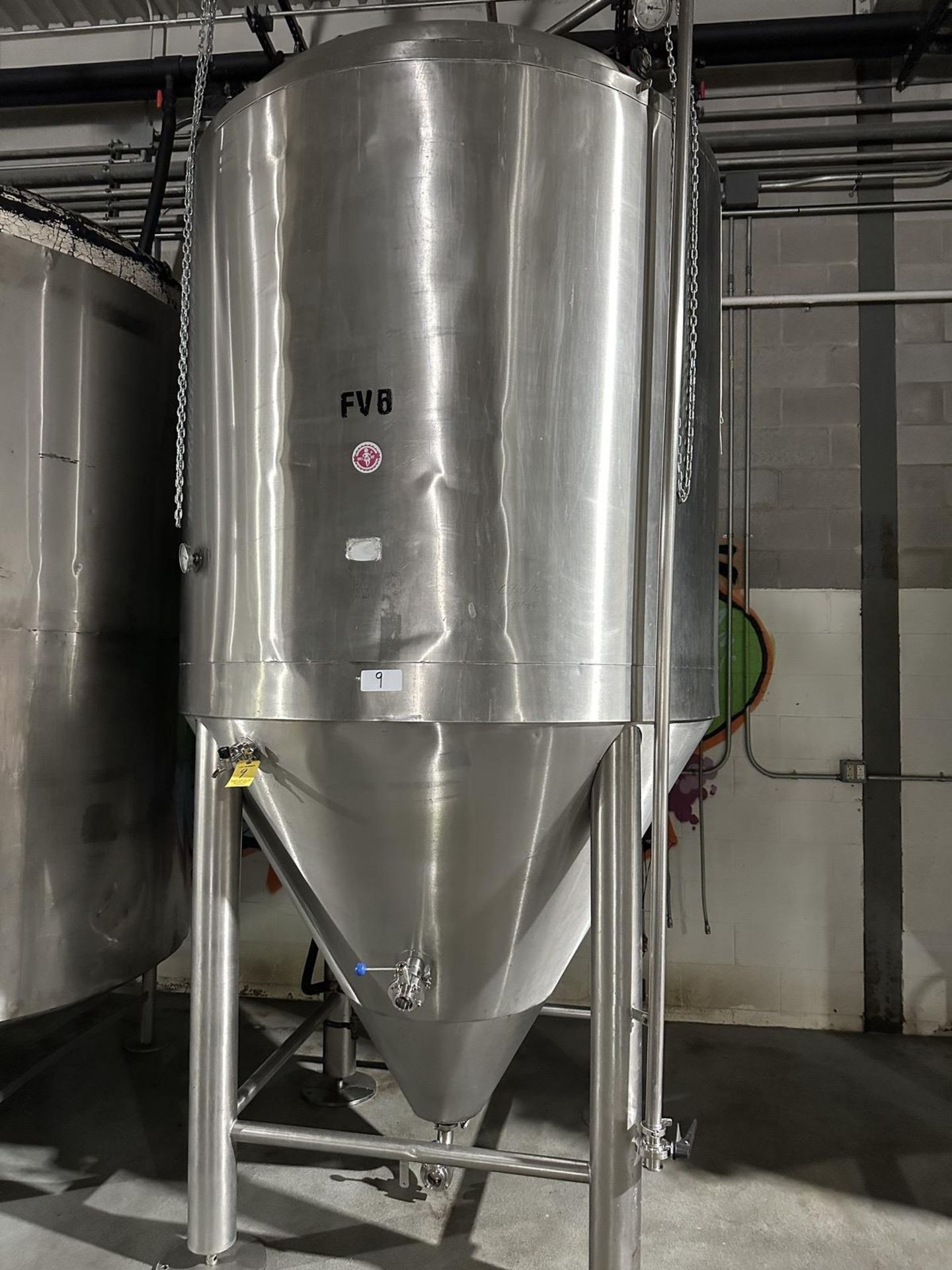 Approx. 30 BBL Stainless Steel Fermenter, Glycol Jacketed