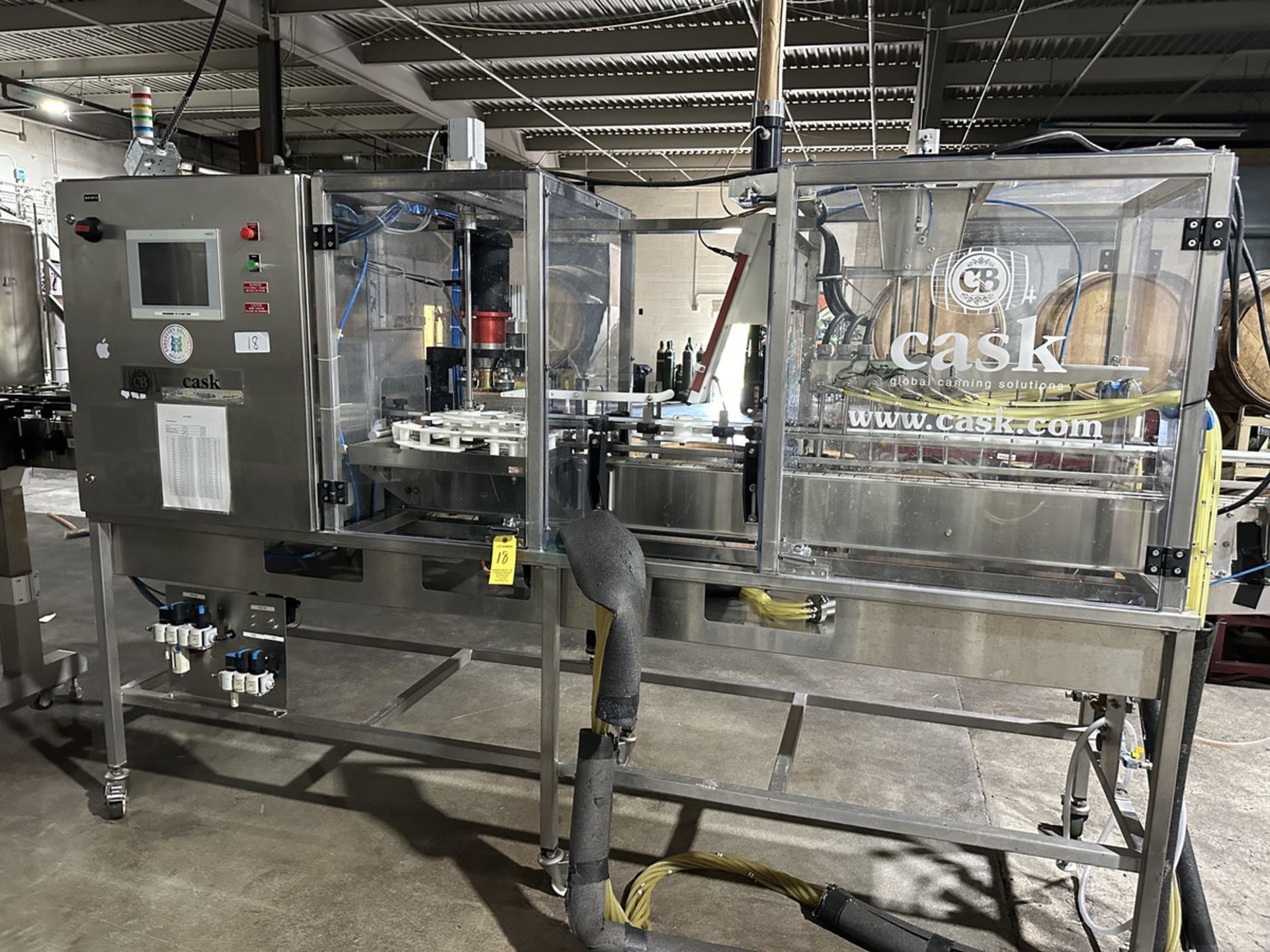 2019 Cask Model ACS-VS 6-Head Canning Line, Single Head Seamer, with Depalletizer, | Rig Fee $1500 - Image 2 of 12