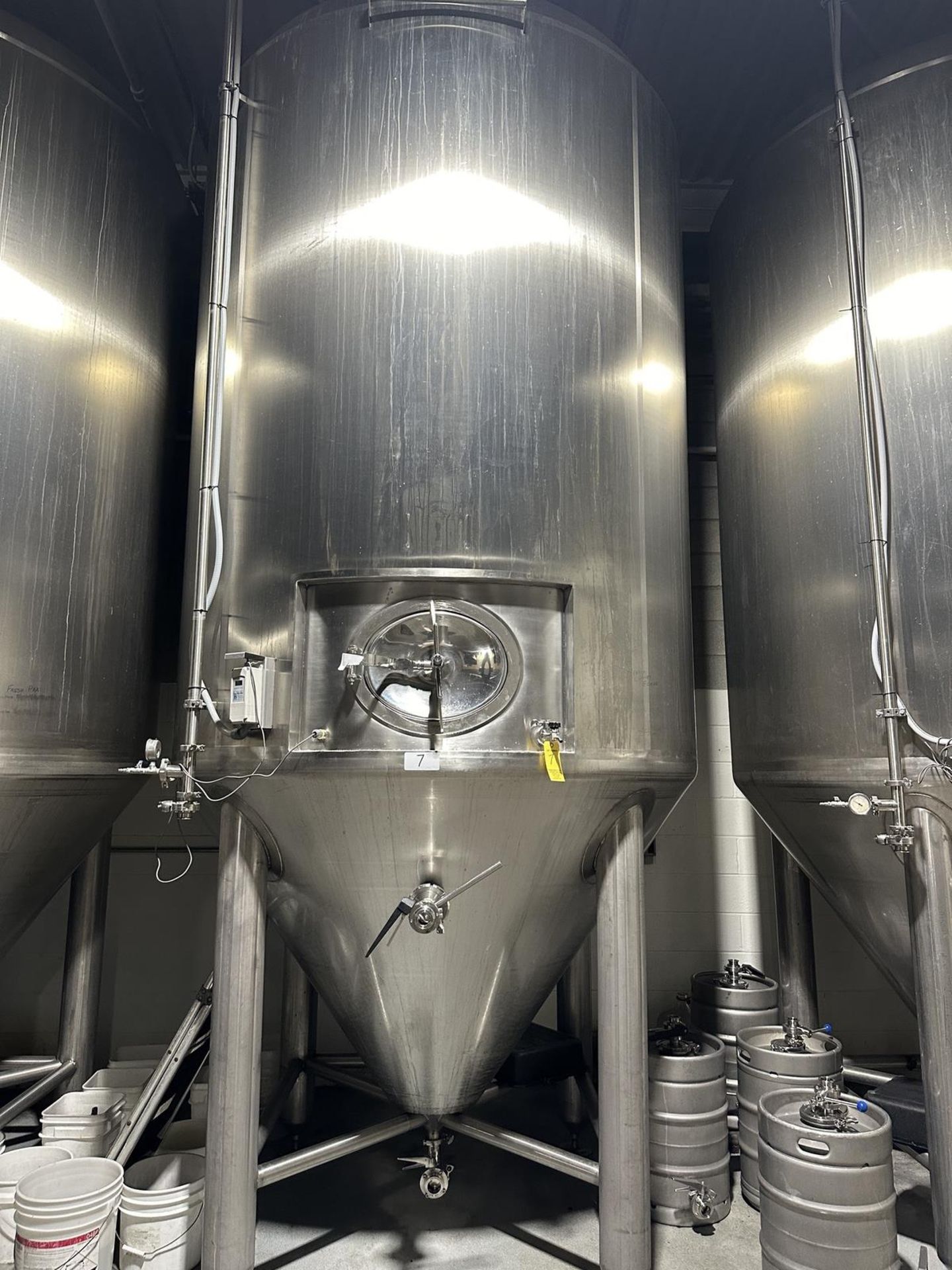 Criveller 60 BBL Stainless Steel Fermenter, Glycol Jacketed, Nema 4X Electronic Tem | Rig Fee $350