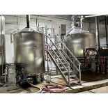 Criveller Brew Tech 30 BBL Brew House w/ 30 BBL Steam Jacketed Brew Kettle & Mash T | Rig Fee $1500