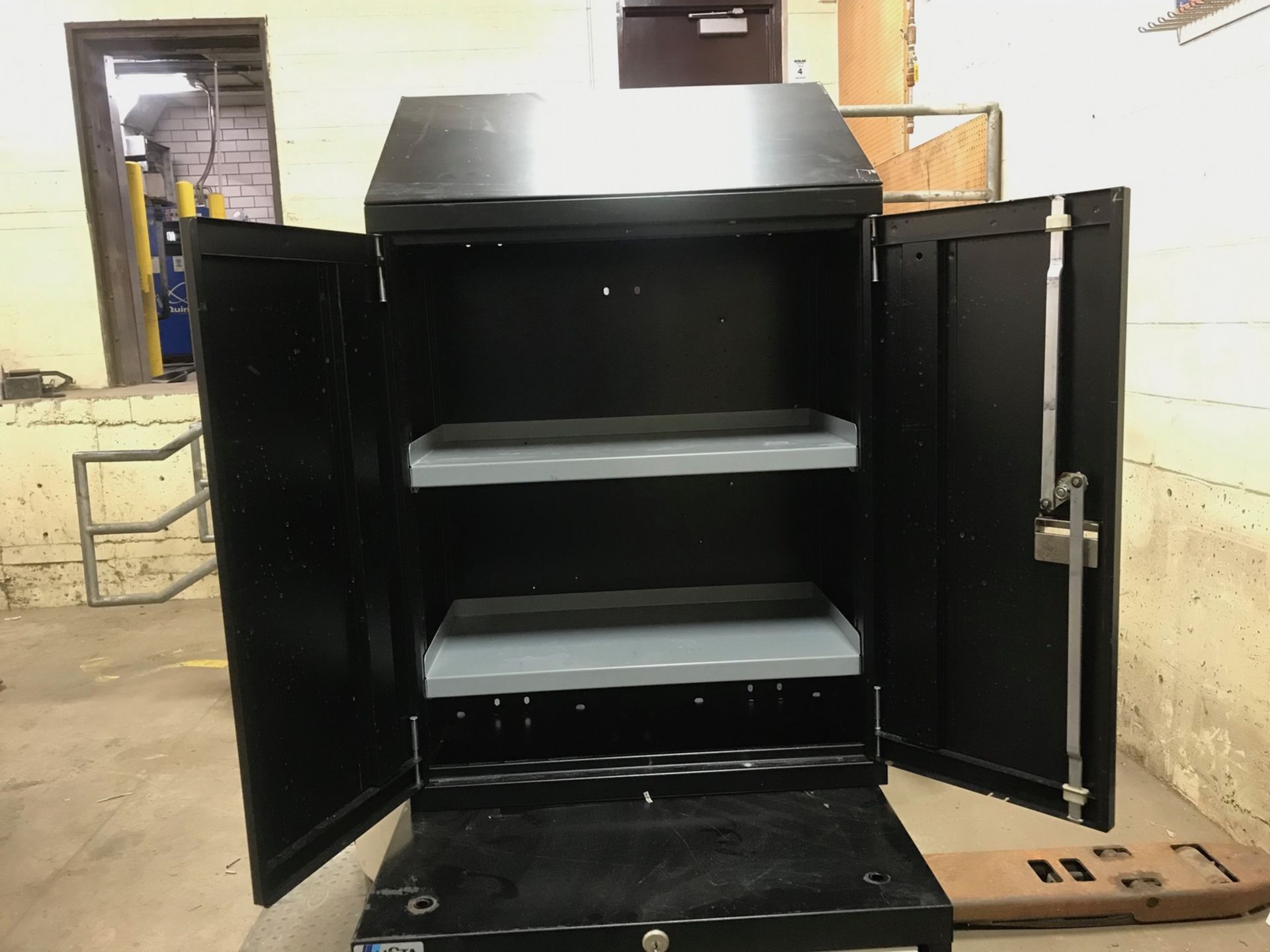 Lista Steel Cabinet, Wall mount, 22"x12"x34"T - Image 2 of 4