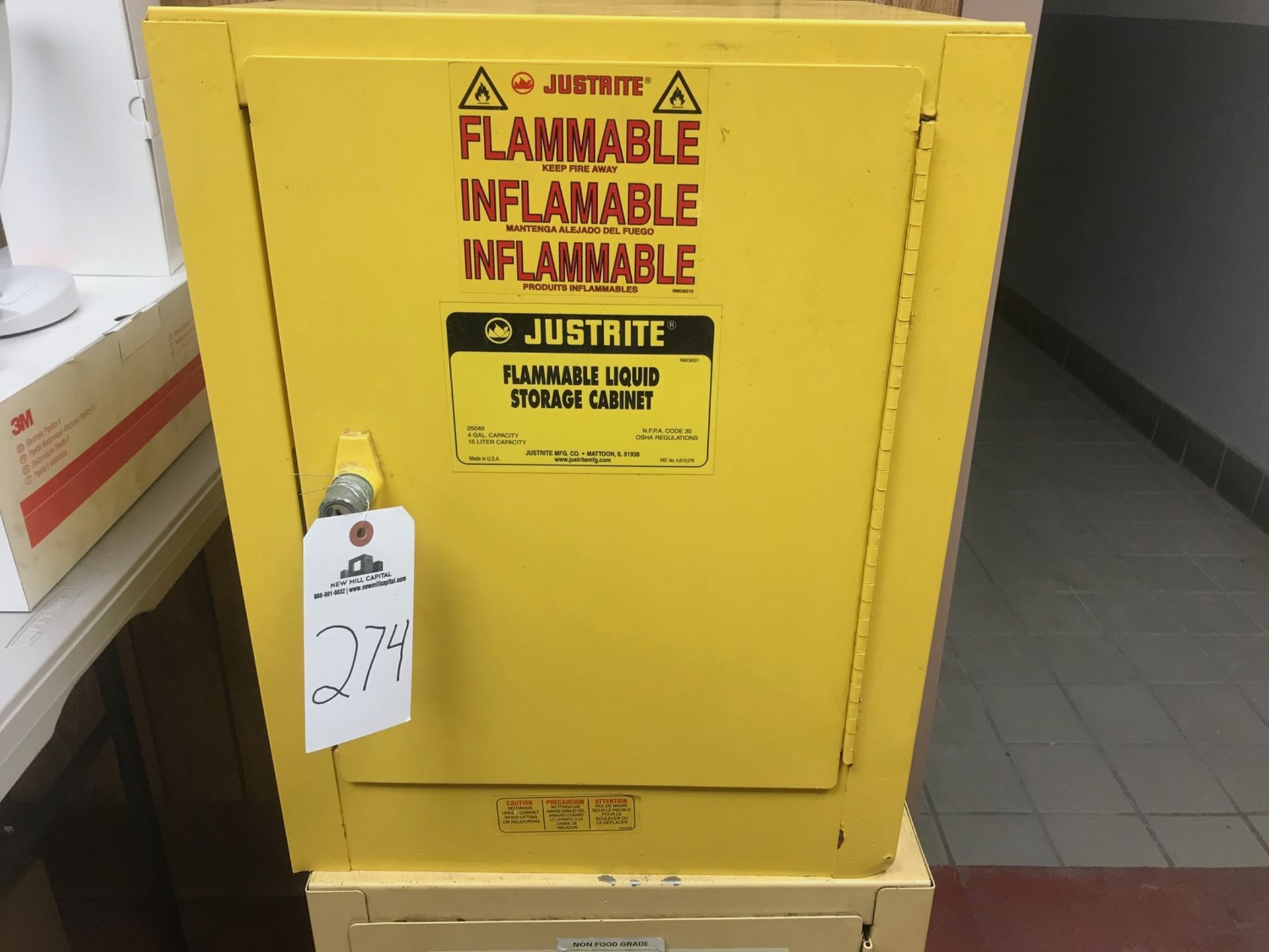 Justrite Flammable Cabinet