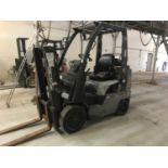 Nissan 5000lb Capacity Fork Lift, Model # MCUL02A25LV, Propane, (Tank Not Included) Serial # CUL02-