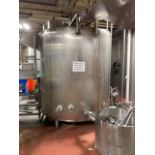 Feldmeier 2000 Gallon Stainless Steel Pressure Wall Butter Melter, Dome Top, Slope Bottom,