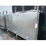 Stainless Fabrication Model 3X300, 300 Gallon 3 Compartment Stainless Steel Insulated Mix Tank,
