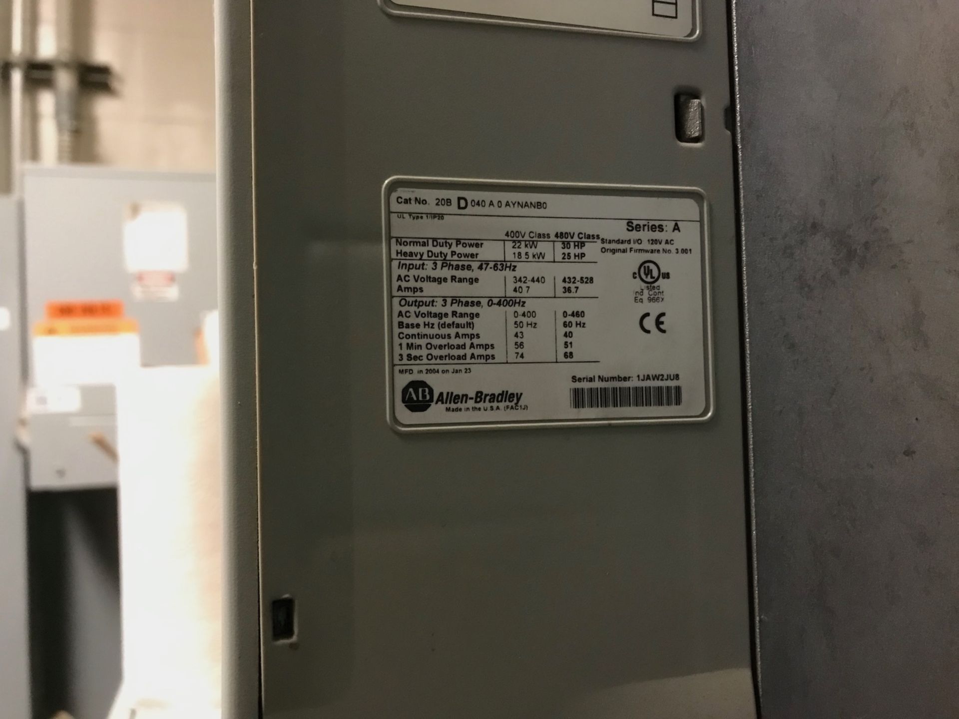 Allen Bradley Power Flex 700, 30 HP - Image 3 of 3