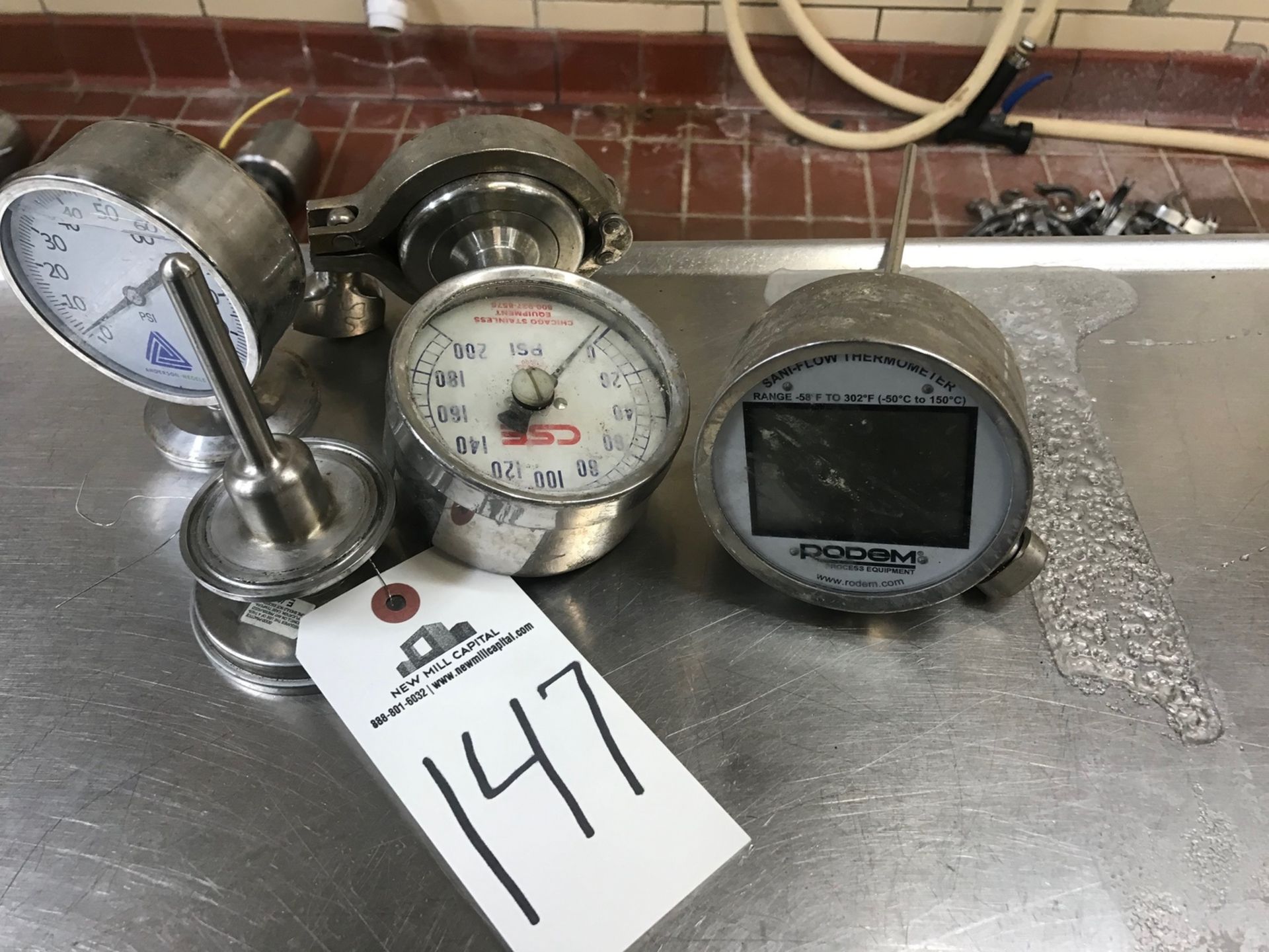 Thermometers and Pressure Gauges (4)