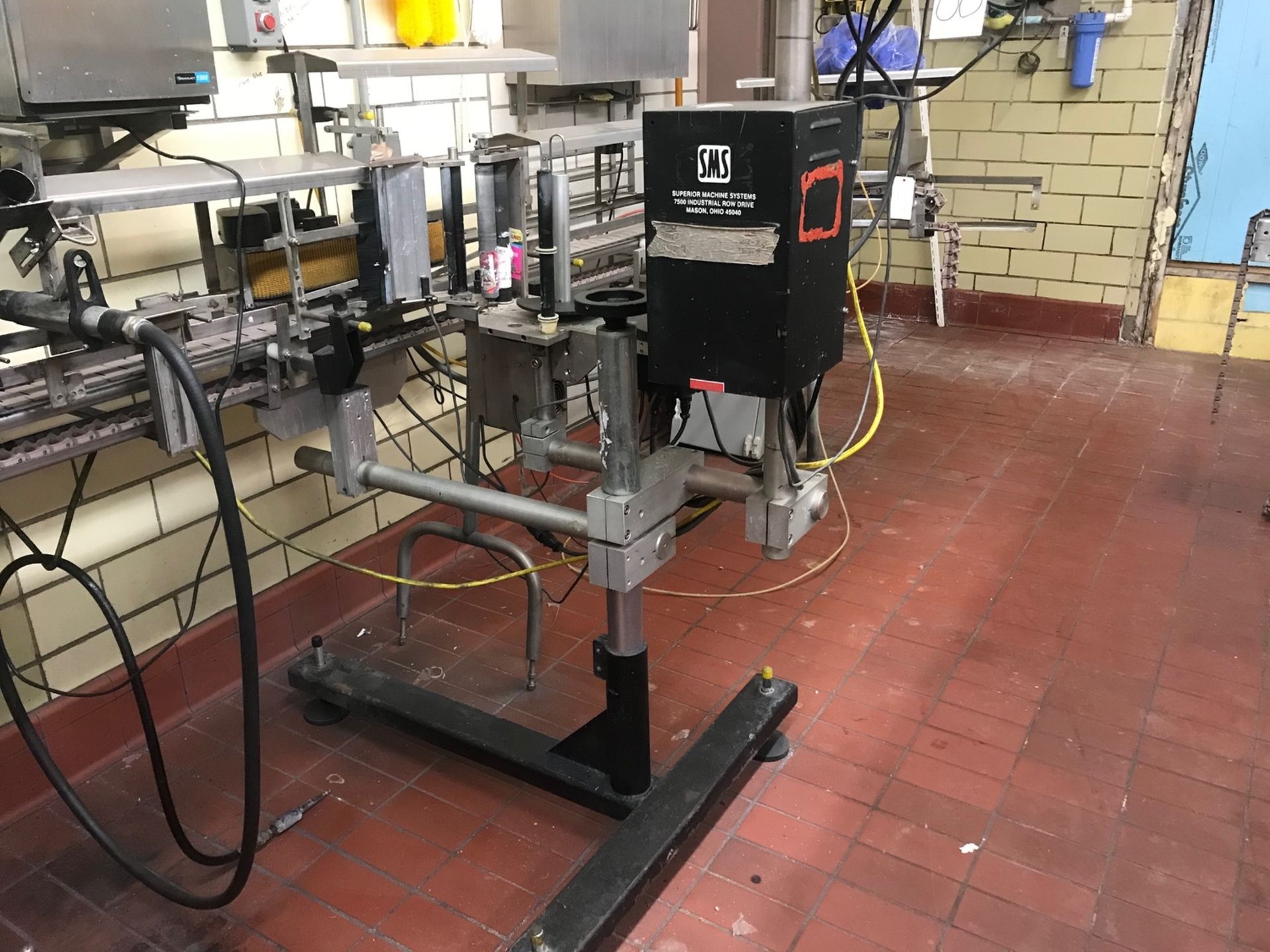 SMS Rolltak 200 Jug Labeler with Jug Pusher