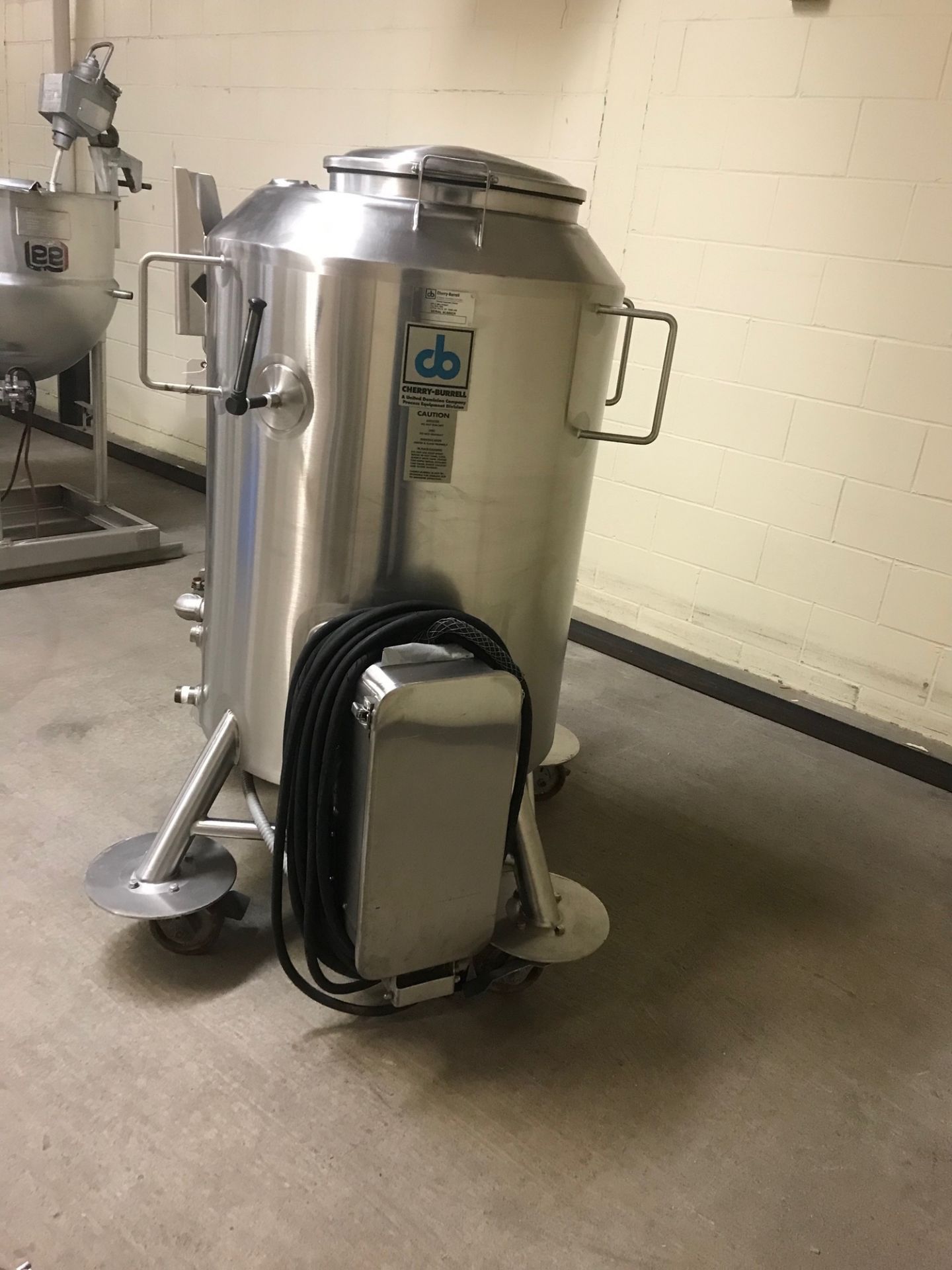 Cherry Burrelll Model PVDW, 40 Gallon, Stainless Steel Jacketed Pressure Wall Processor, Electric - Image 2 of 4