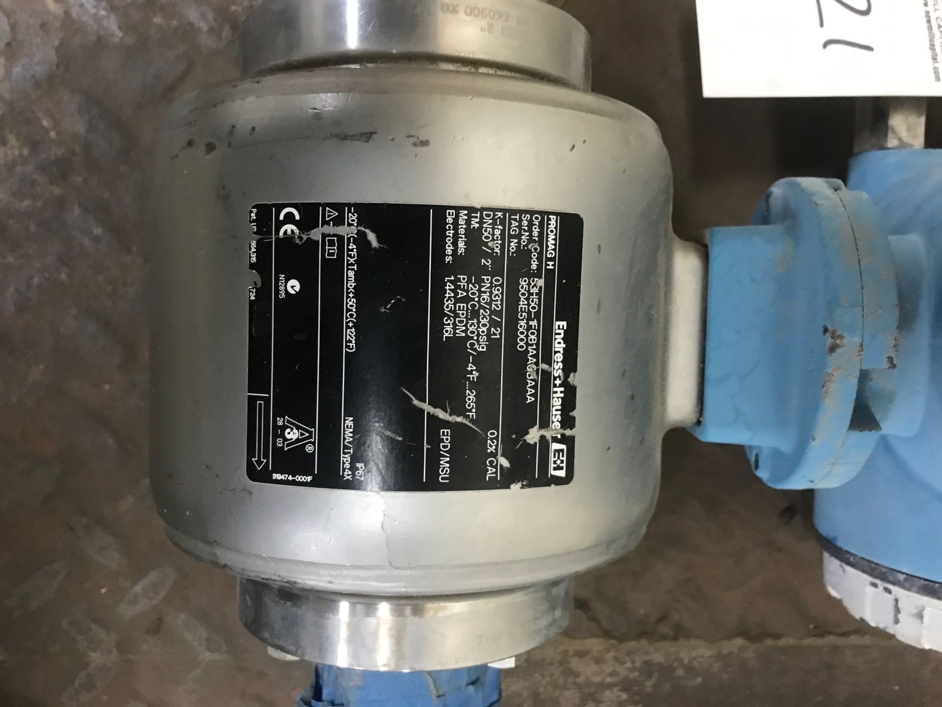 Endress Hauser Digital Flow Meter, 2" Connections - Image 2 of 2