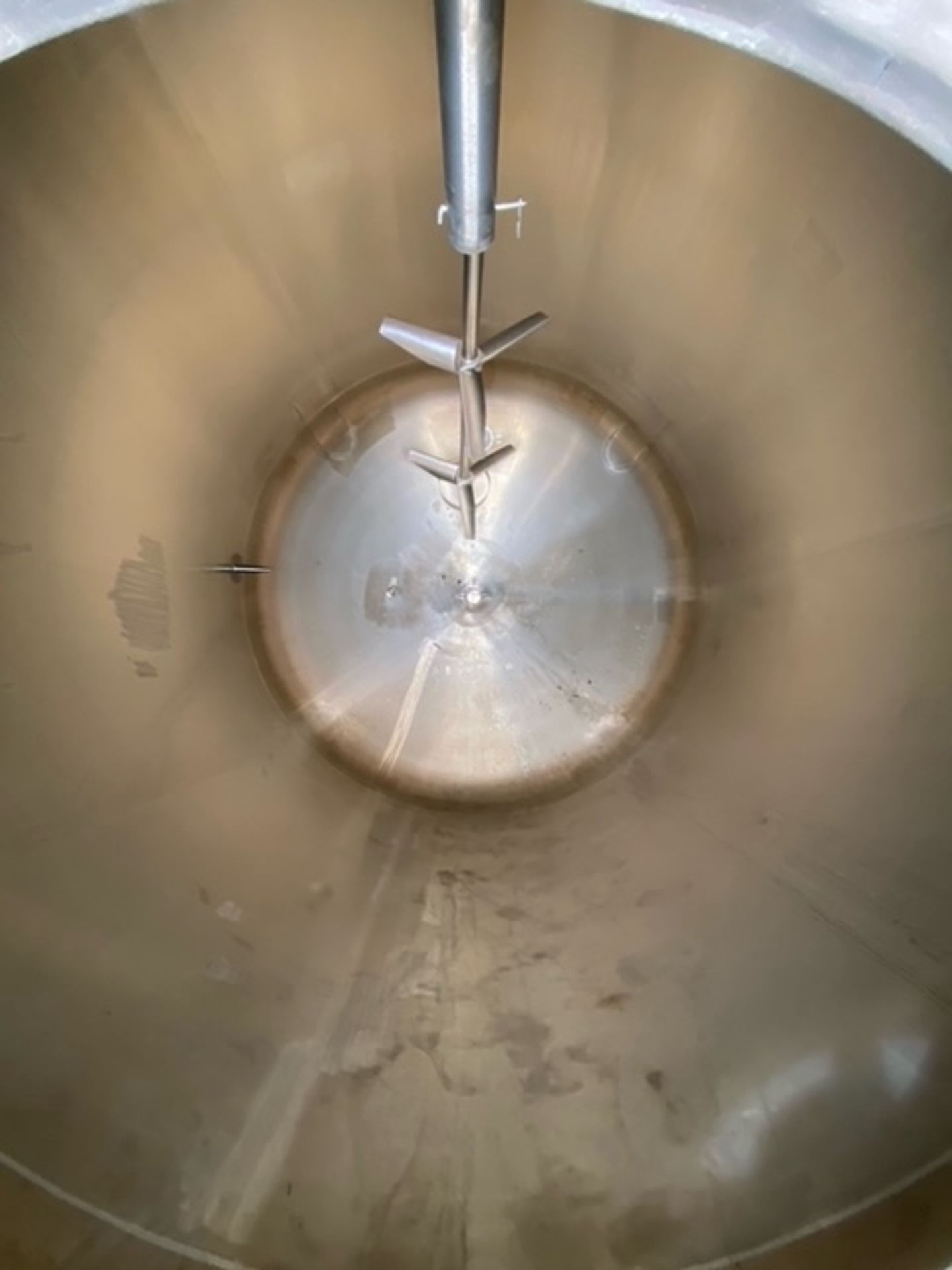 Precision Stainless Model V6575 N, 2000 Gallon, Jacketed Aseptic Surge Tank, Serial # 20017, Dome - Image 4 of 4