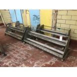 (4) Stainless SteelLabel Carts