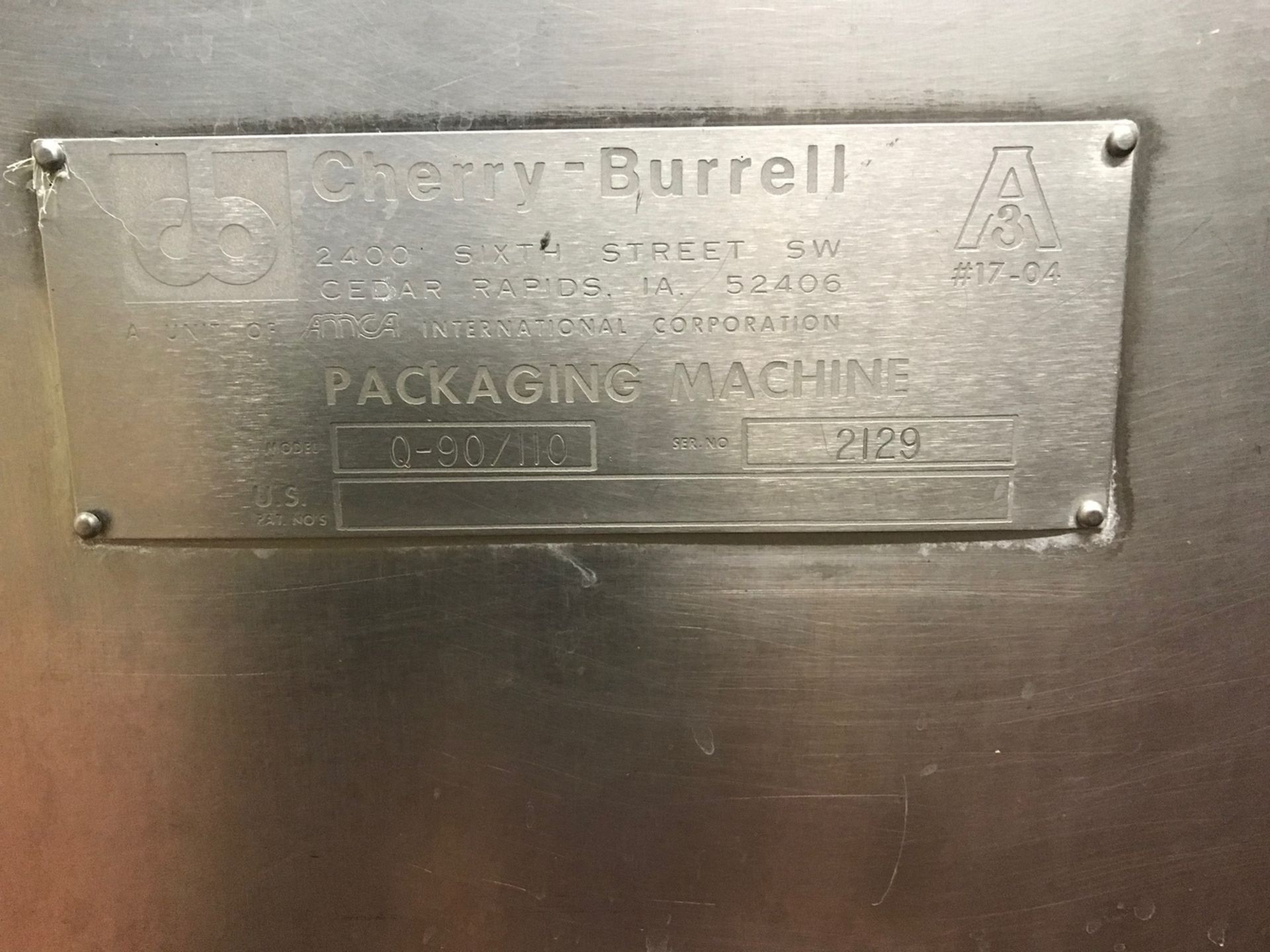 Cherry Burrell Model 90/110, Carton Filler - Image 2 of 3