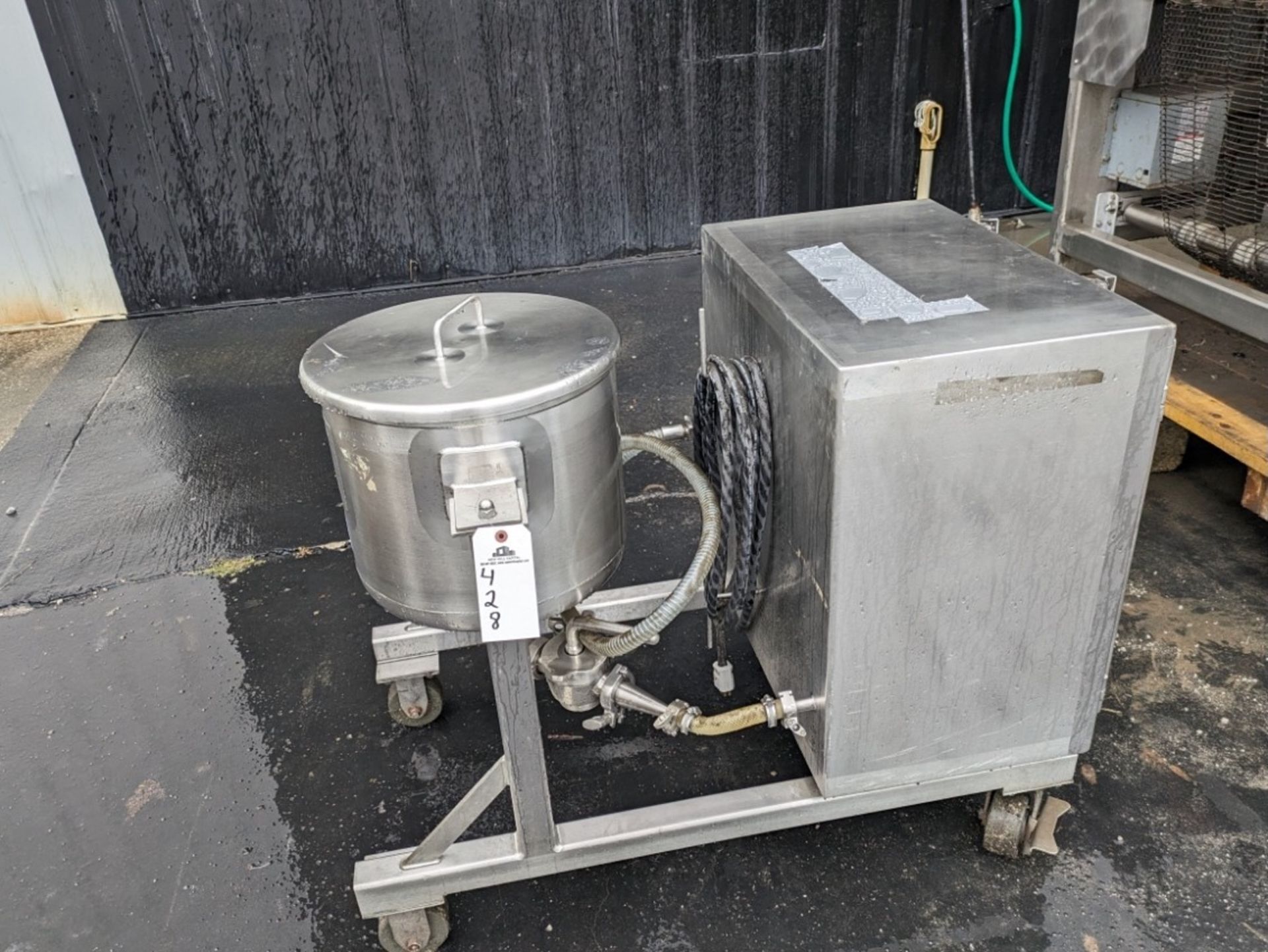 CPS/Scherping Stainless Steel Portable Liquid Metering Systems, Consisting of: Walker 10 Gallon 316L