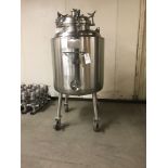 Precision Stainless 80 Gallon 3/6 Stainless Steel Dome Top, Dish Bottom, Insulated Pressure Tank