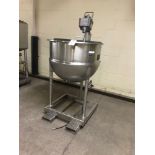 Lee Industries 50D, 316 Stainless Steel Steam Jacketed Kettle, 50 Gallon, S/N C2754A