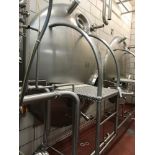 DCI 3000 Gallon Horizontal Tank, Stainless Steel Front, Insulated, S/N SS-1002-A