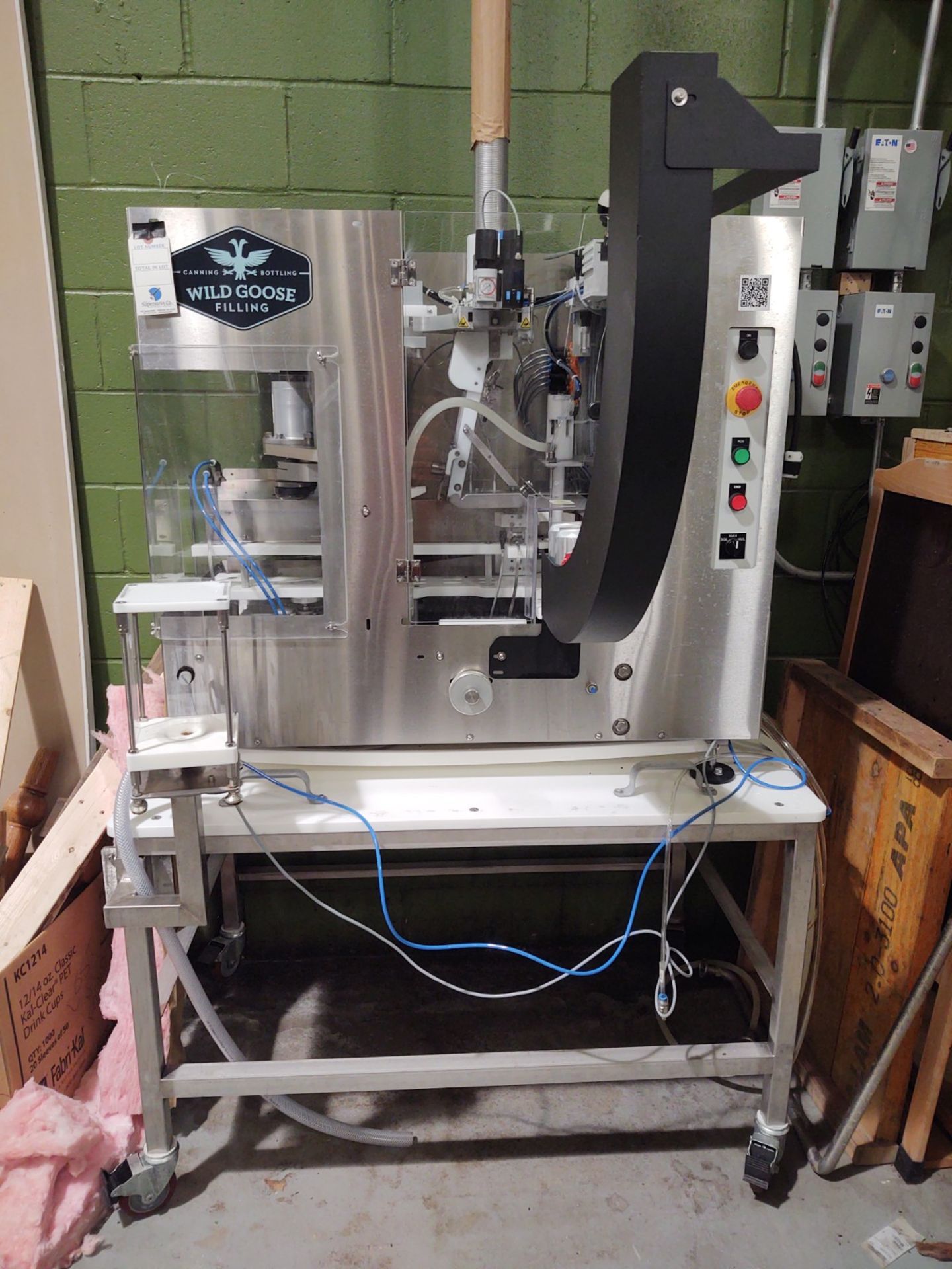 2023 Wild Goose Single Fill Head Canning Line #GOS-C 115V, Single Phase