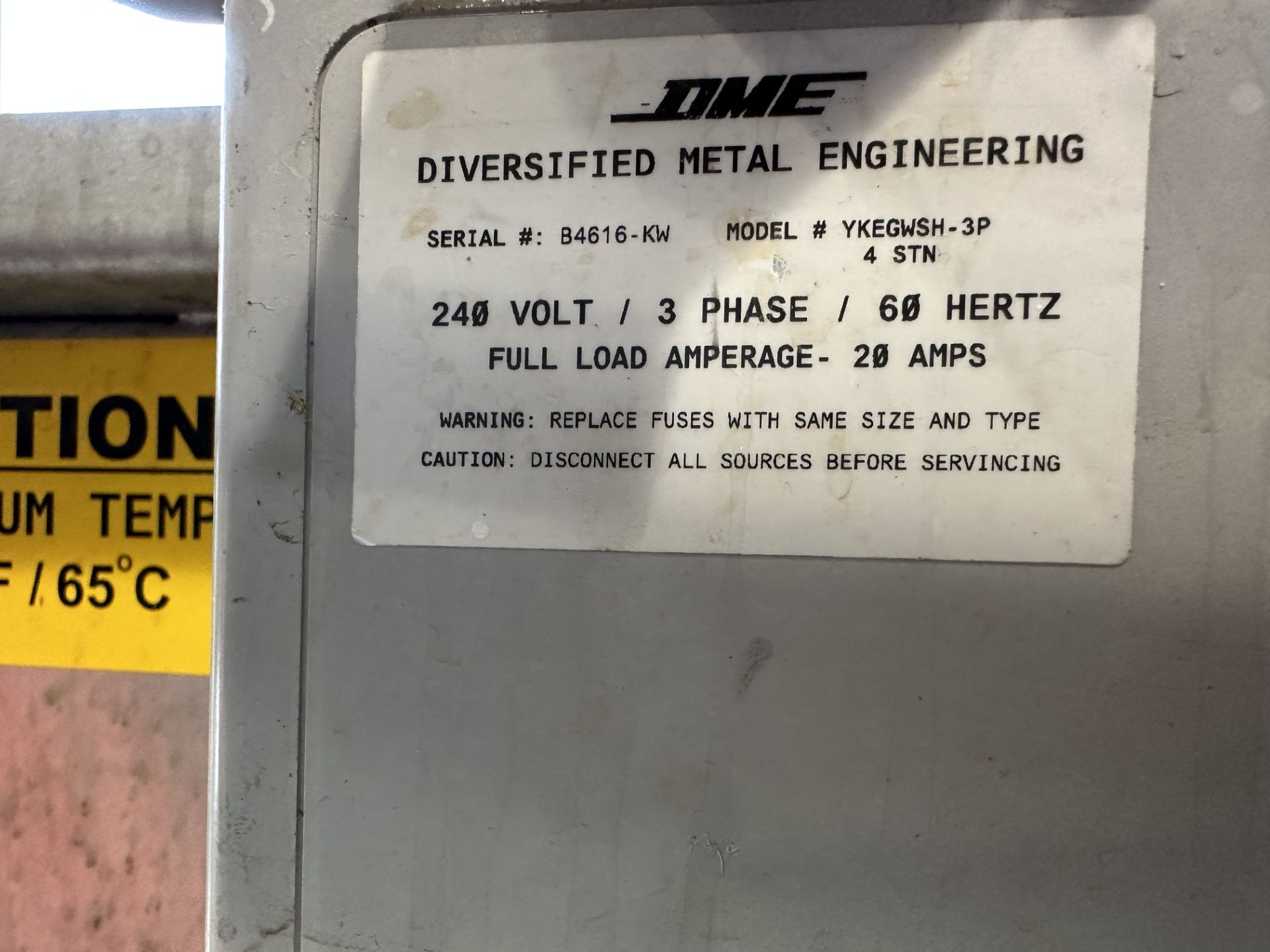 DME Stainless Steel Keg Washer & Filler, 4 Keg Capacity, Manual w/Hosing (S/N:B4616-KW) - Image 2 of 3