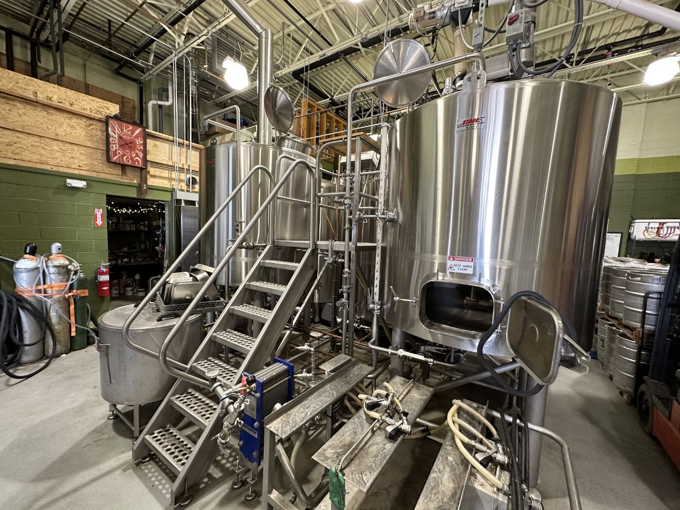 BREWERY & TAPROOM - DME 15BBL BREWING SYSTEM - FERMENTATION & BRITE TANKS - WILD GOOSE CANNING LINE - KEG WASHER - CHILLER - FORKLIFT