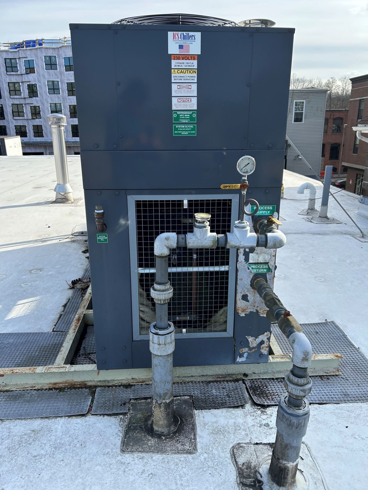 ICS Chillers Self Contained Glycol System, 230V, 3 Phase, HFC404A Refrigerant, Eaton Electrical - Image 6 of 6