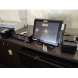 {LOT} POS System Thru Out (4) Focus Technology Touch Screen, Printer, Cash Drawer, UPS, And Credit