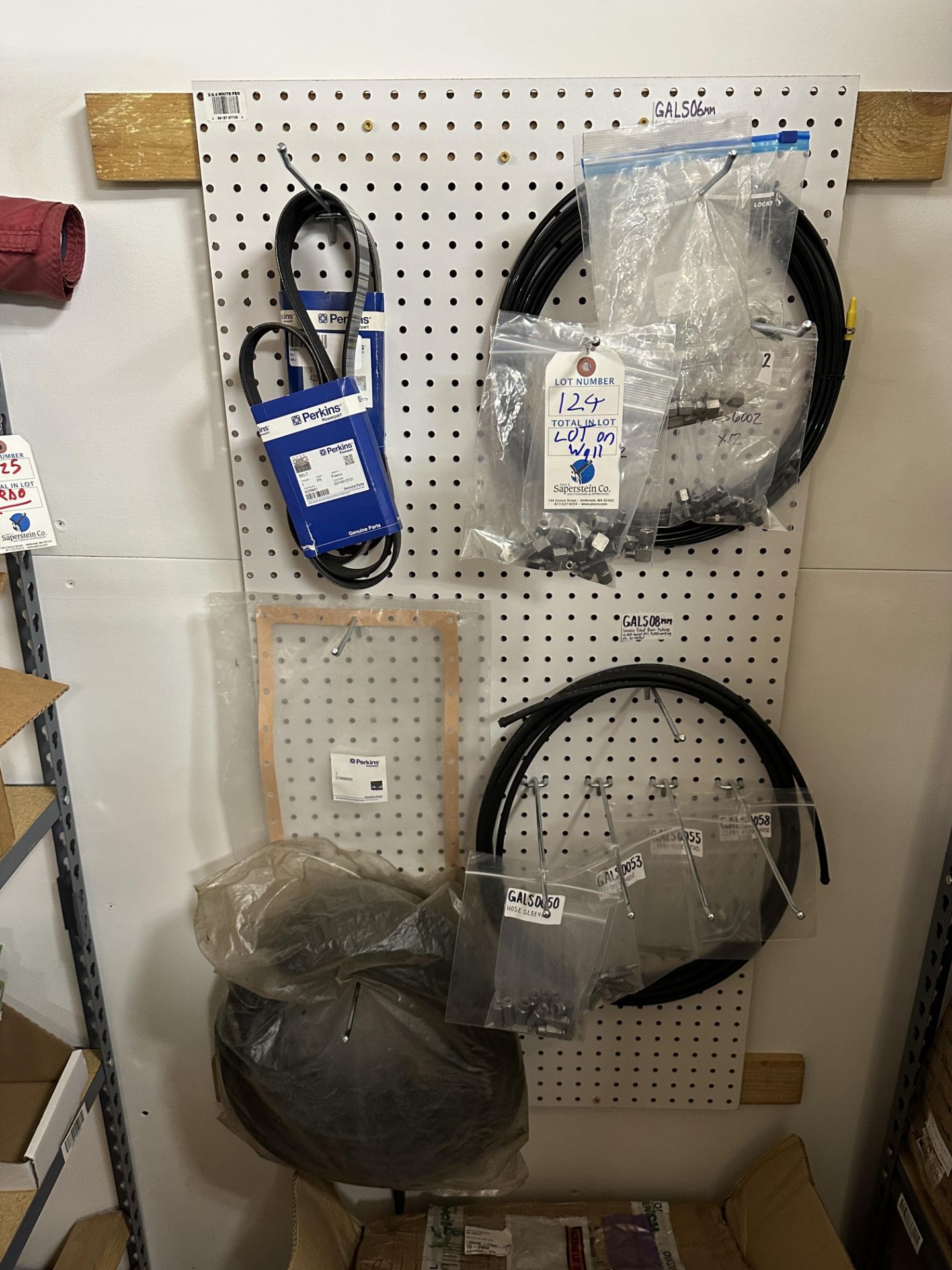 {LOT} On Pegboard - Asst. Grease Application Accessories