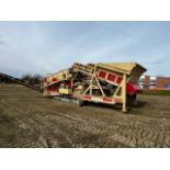 2020 R.D. Olson #616 Portable Rubber Track Screener, 6' x 16' Deck with Cat Diesel 74 HP C3.4B Motor