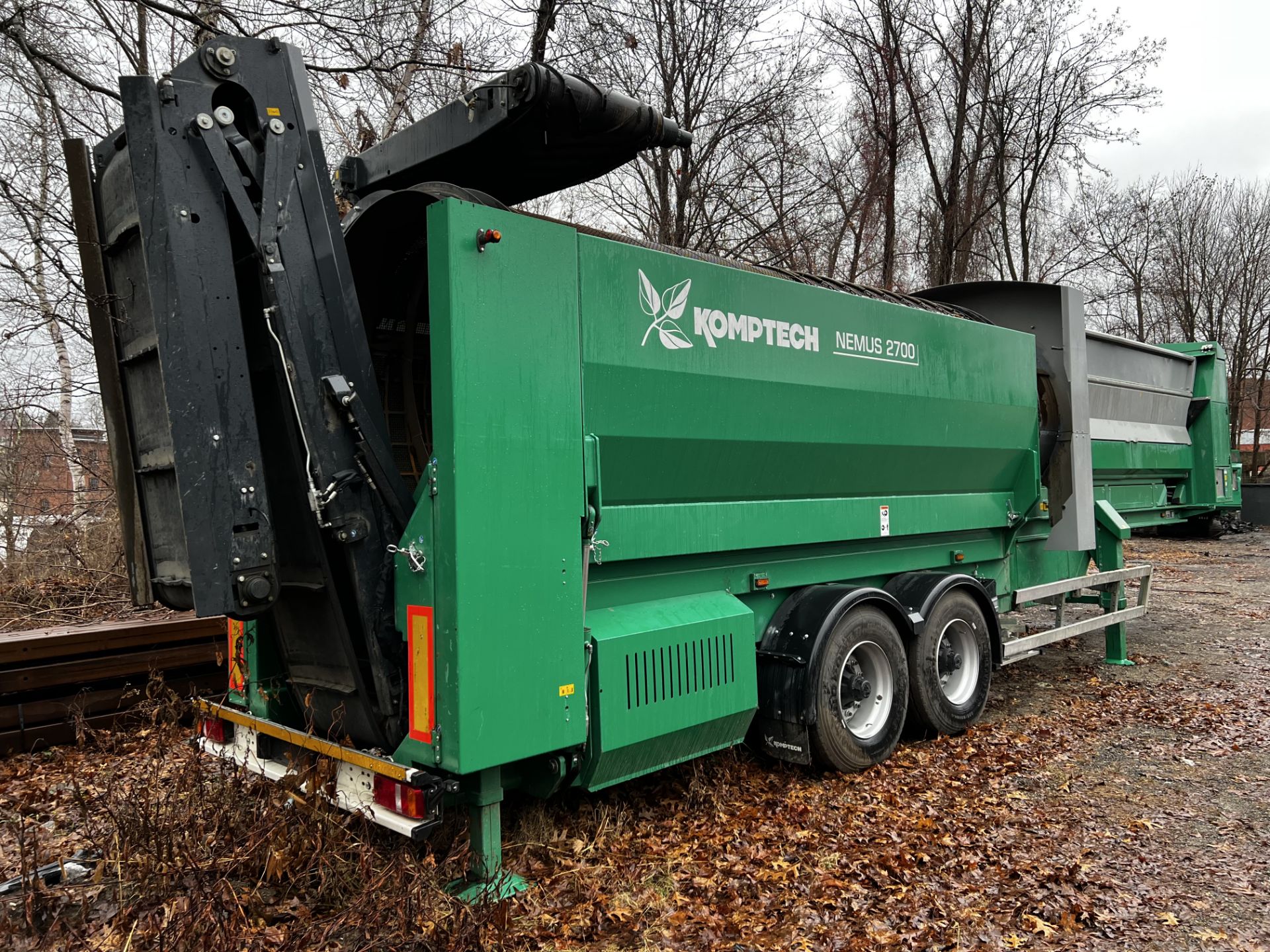 2021 Komptech Nemus 2700 Towable Drum Screen with Hydraulic Drive, Tandem Axle, 74kw, GVW: 22,000kg, - Image 3 of 10