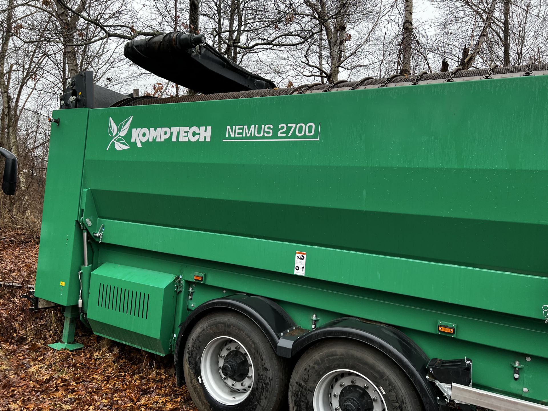 2021 Komptech Nemus 2700 Towable Drum Screen with Hydraulic Drive, Tandem Axle, 74kw, GVW: 22,000kg, - Image 4 of 10