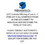 {LOT} Entirety Offering of Lots 3 - 7 (ALL KOMPTECH PIECES IN ONE LOT SUBJECT TO INDIVIDUAL BIDS