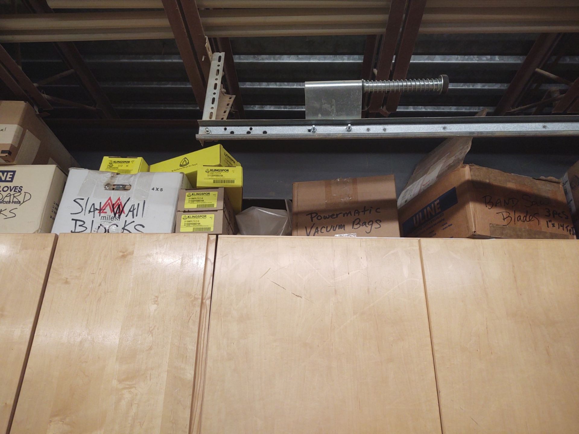 (Lot) in and On 3 Cabinets C/O: Abrasive discs, Pads, Sheets and Wood Filler In One Area( - Image 9 of 10