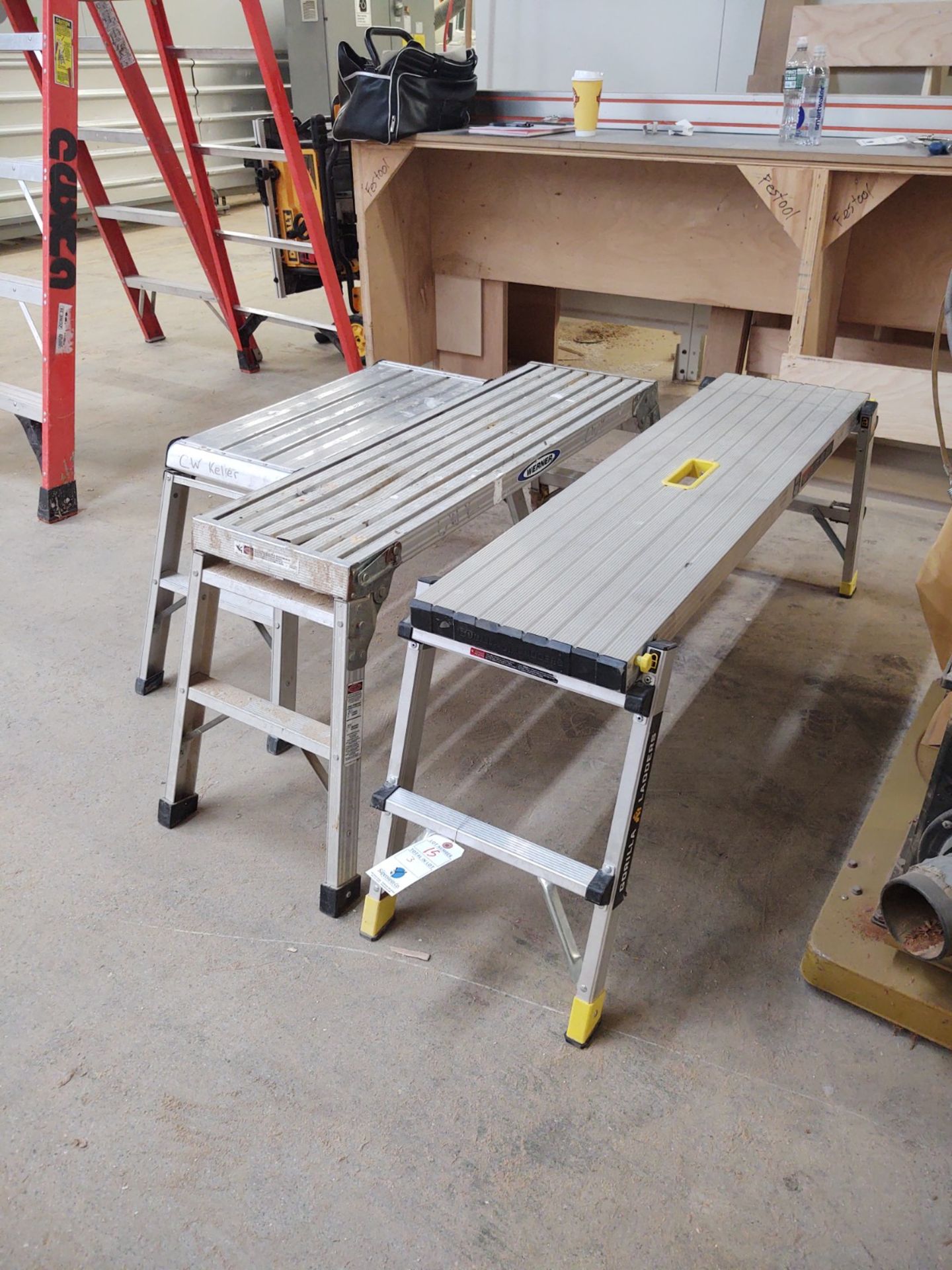 (3) Asst. Aluminum Platforms - Image 2 of 2