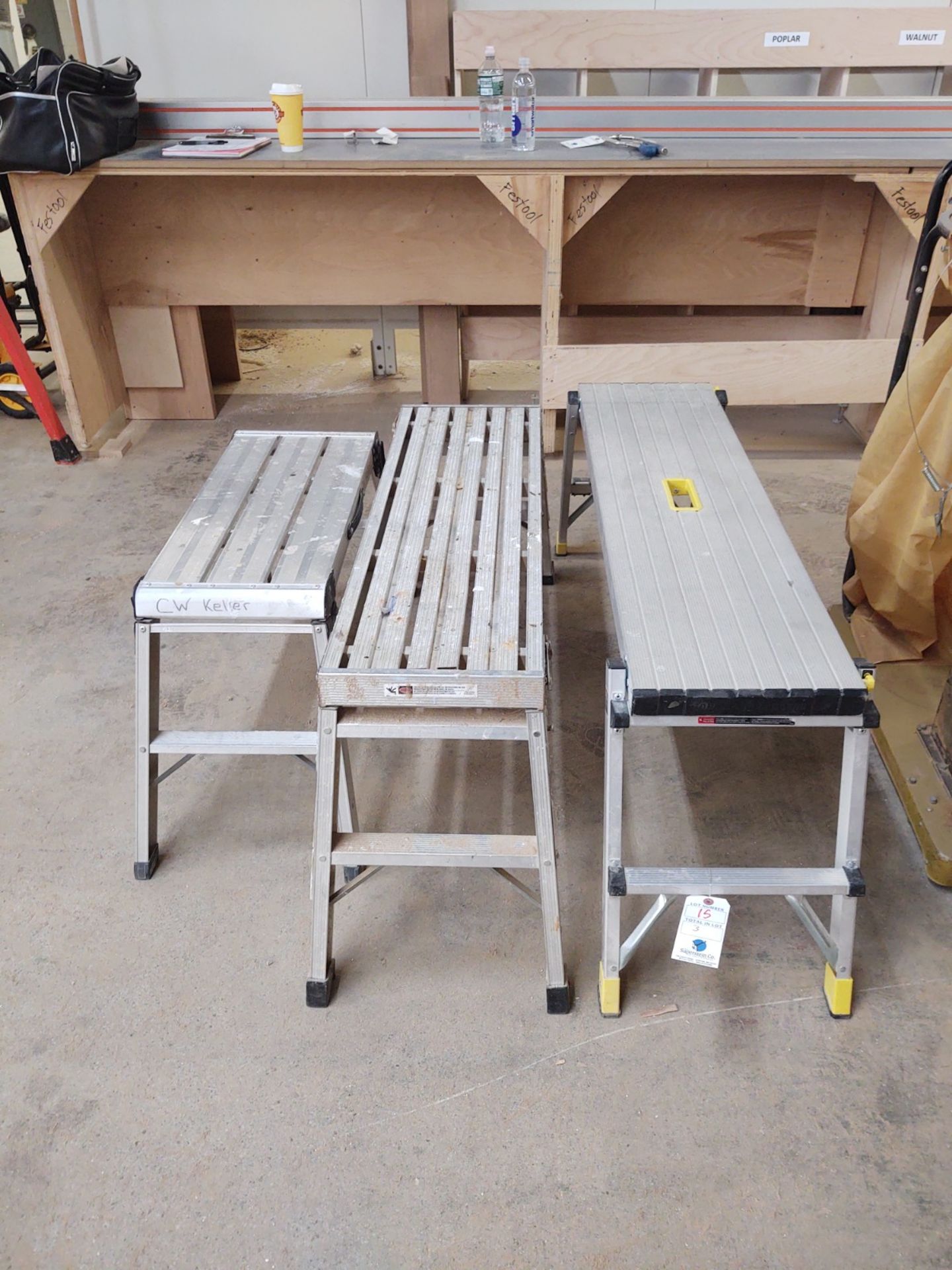 (3) Asst. Aluminum Platforms