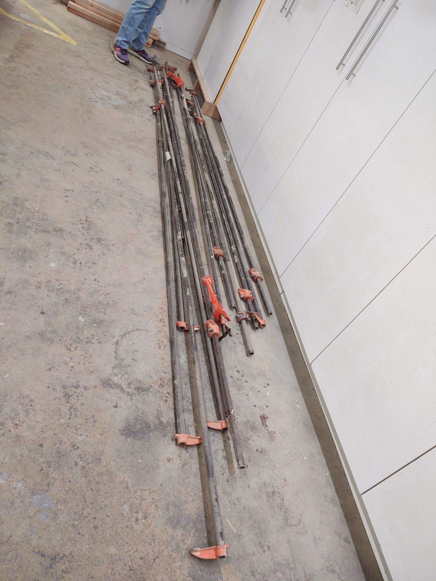 (Lot) (24) 60" and (13) 120" Length Metal Clamps (Inspection Urged) - Image 2 of 2