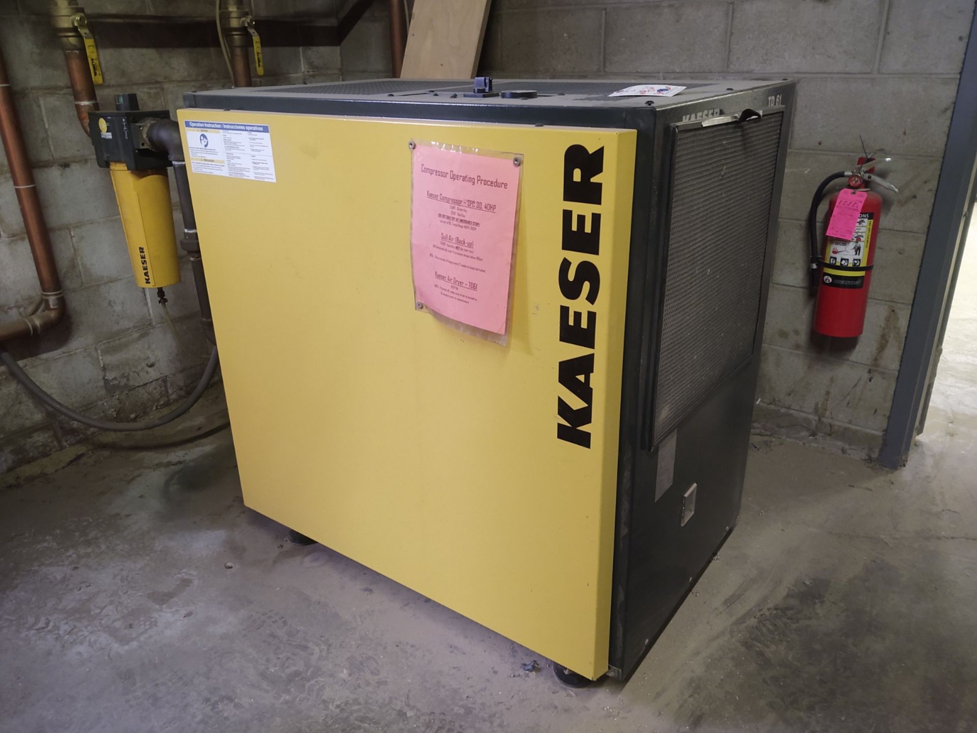 2017 Kaeser TD61, Refrigerated Air Dryer, 3 Phase, - Image 2 of 5