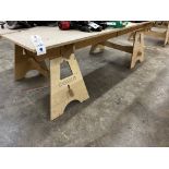 (6) 8' Collapsible Work Tables 32"H (BEING SOLD BY THE TABLE)