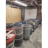 (13) Trash Barrels w/ Dollies