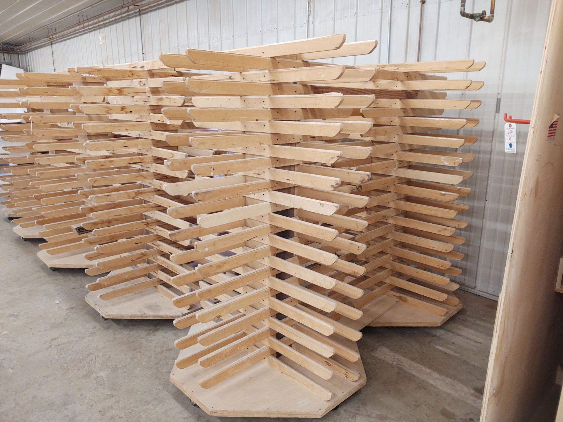 (5) Portable Drying Racks Double Size (wooden) - Image 2 of 2