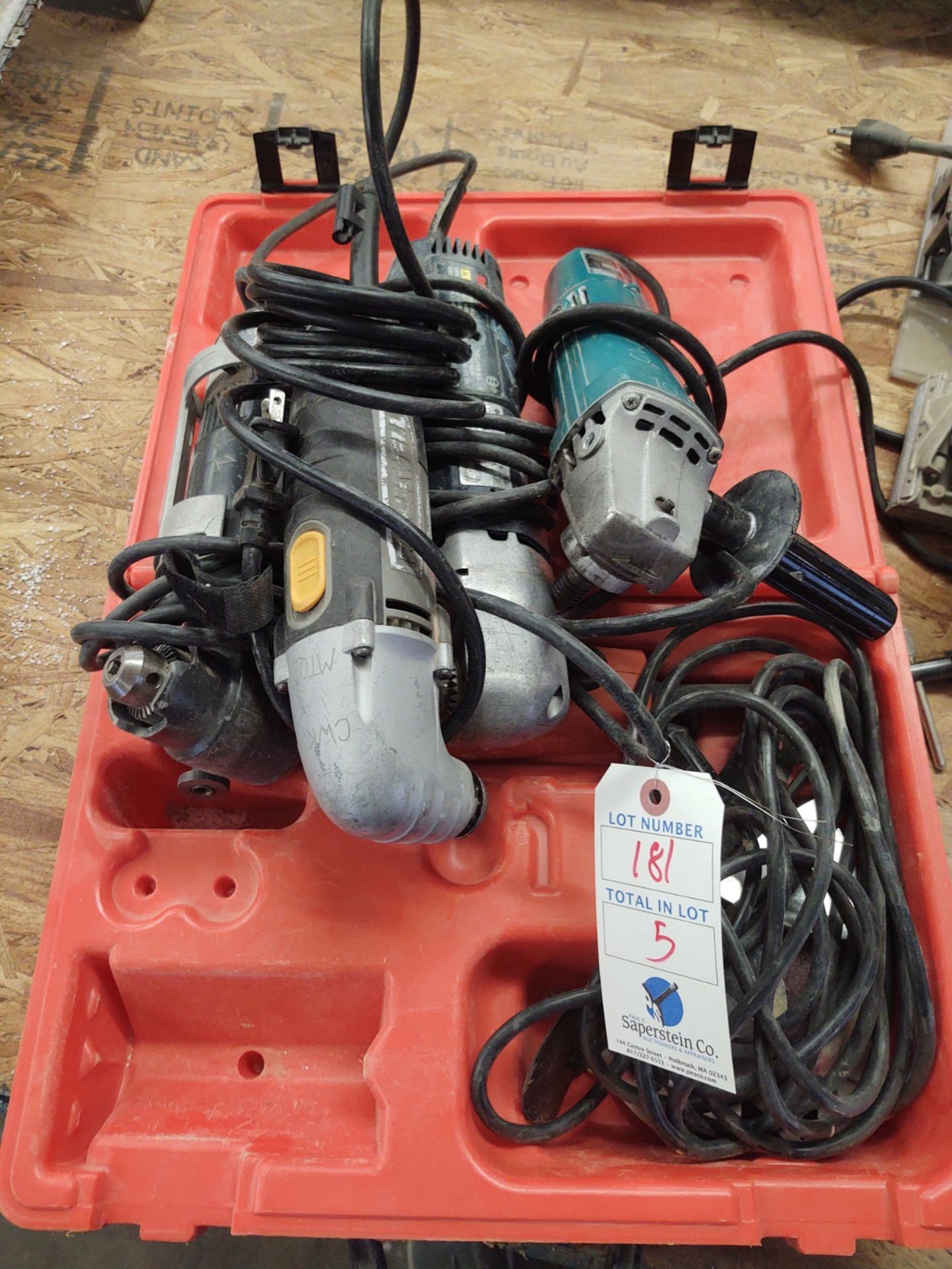 (5) Asst. Grinders and Oscillating Tools