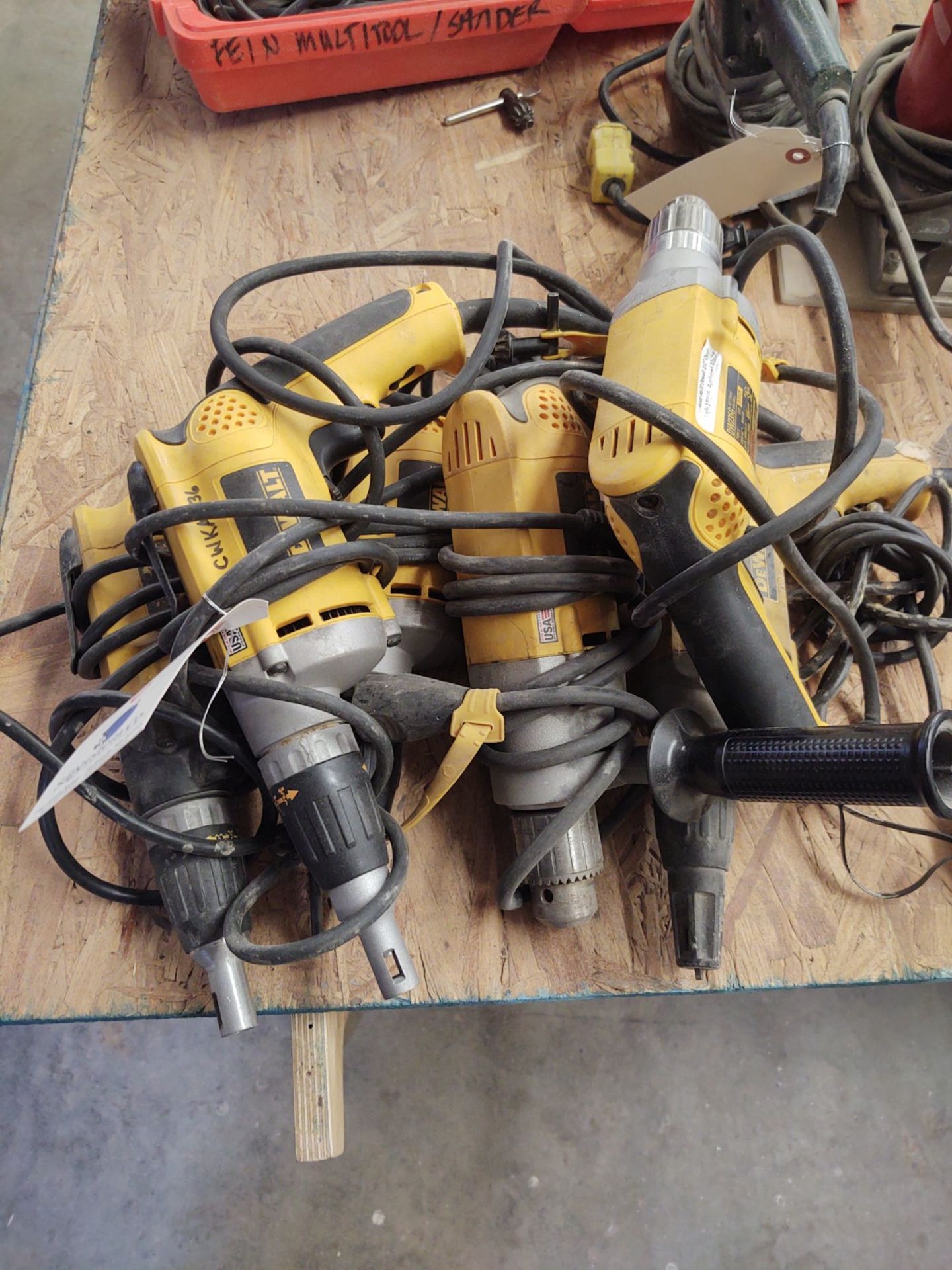 (6) DeWalt Asst. Corded Drills