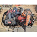 (8) Asst. Corded Drills C/O: Ryobi, Milwaukee and Rigid