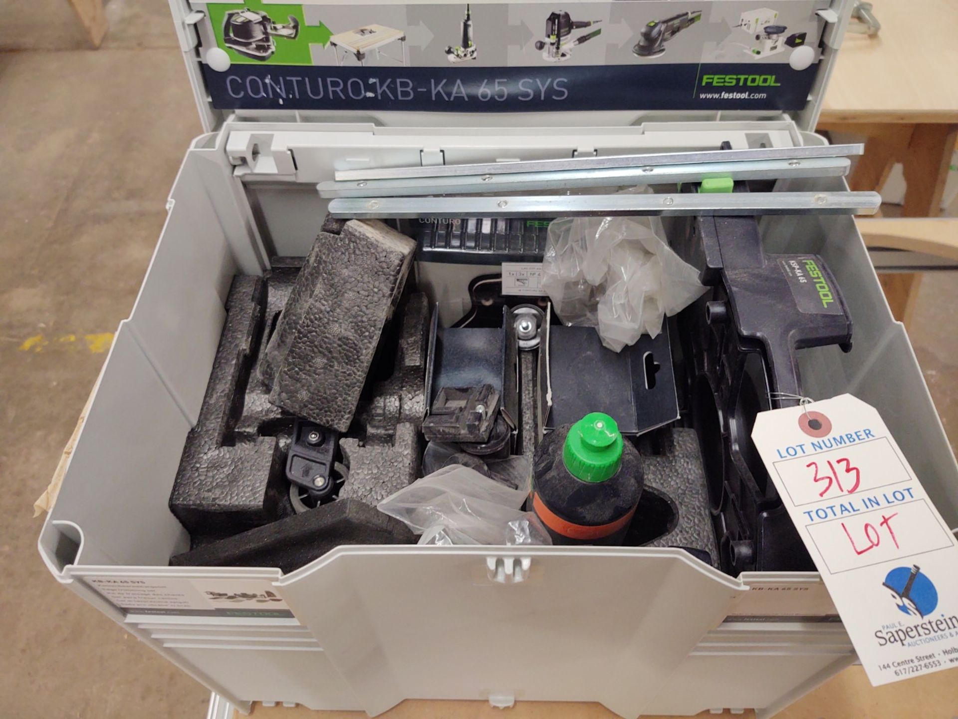 (LOT) Festool #KA65 Plus Edge Bander, #KB-KA Edge Trimmer, Asst. Accessories and Table - Image 5 of 6