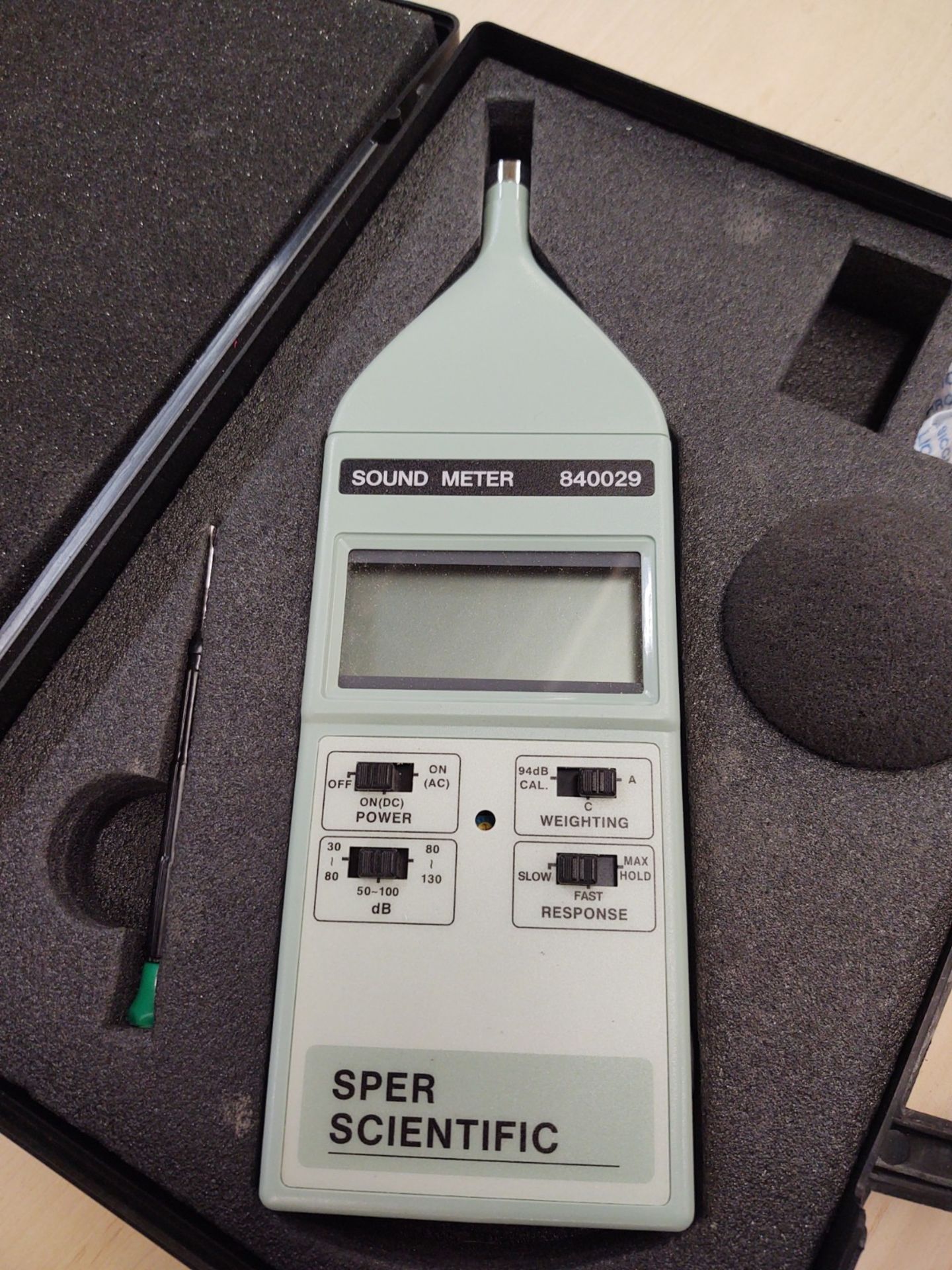 (2) Digital Thermometer and Sound Meter - Image 2 of 2