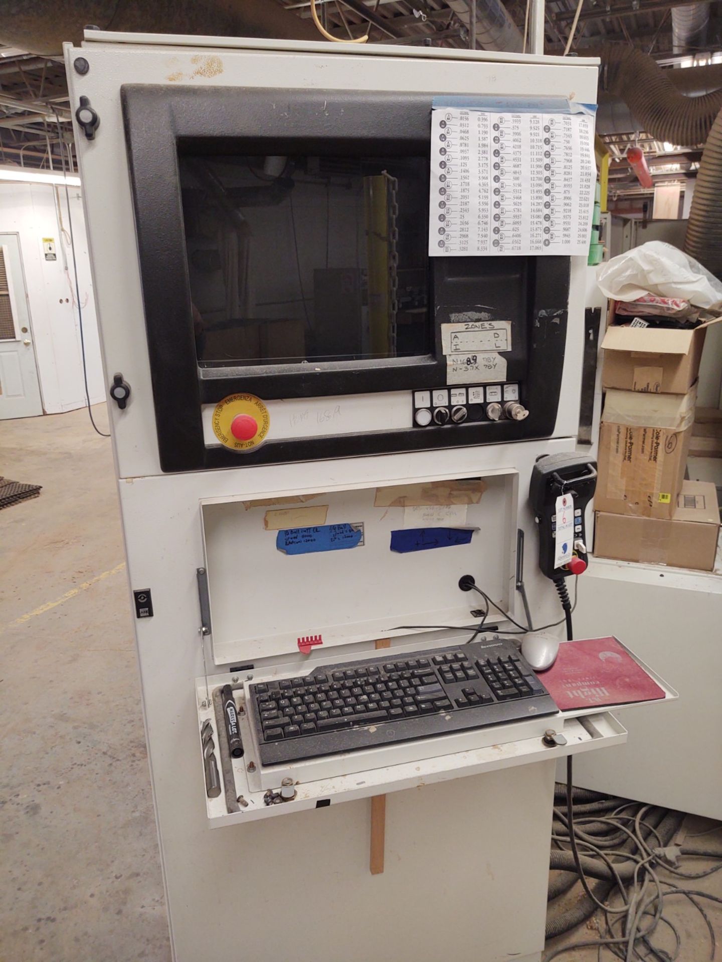 2007 Morbidelli Author 636 CNC Router Machine Center, 3 Axis, 10 Collet Tool Holder, 208V, 3 - Image 12 of 21