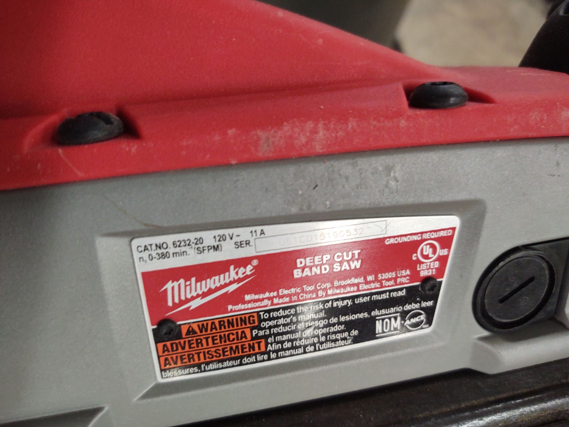 Milwaukee Corded Deep Cut Portable Band Saw - Image 2 of 2