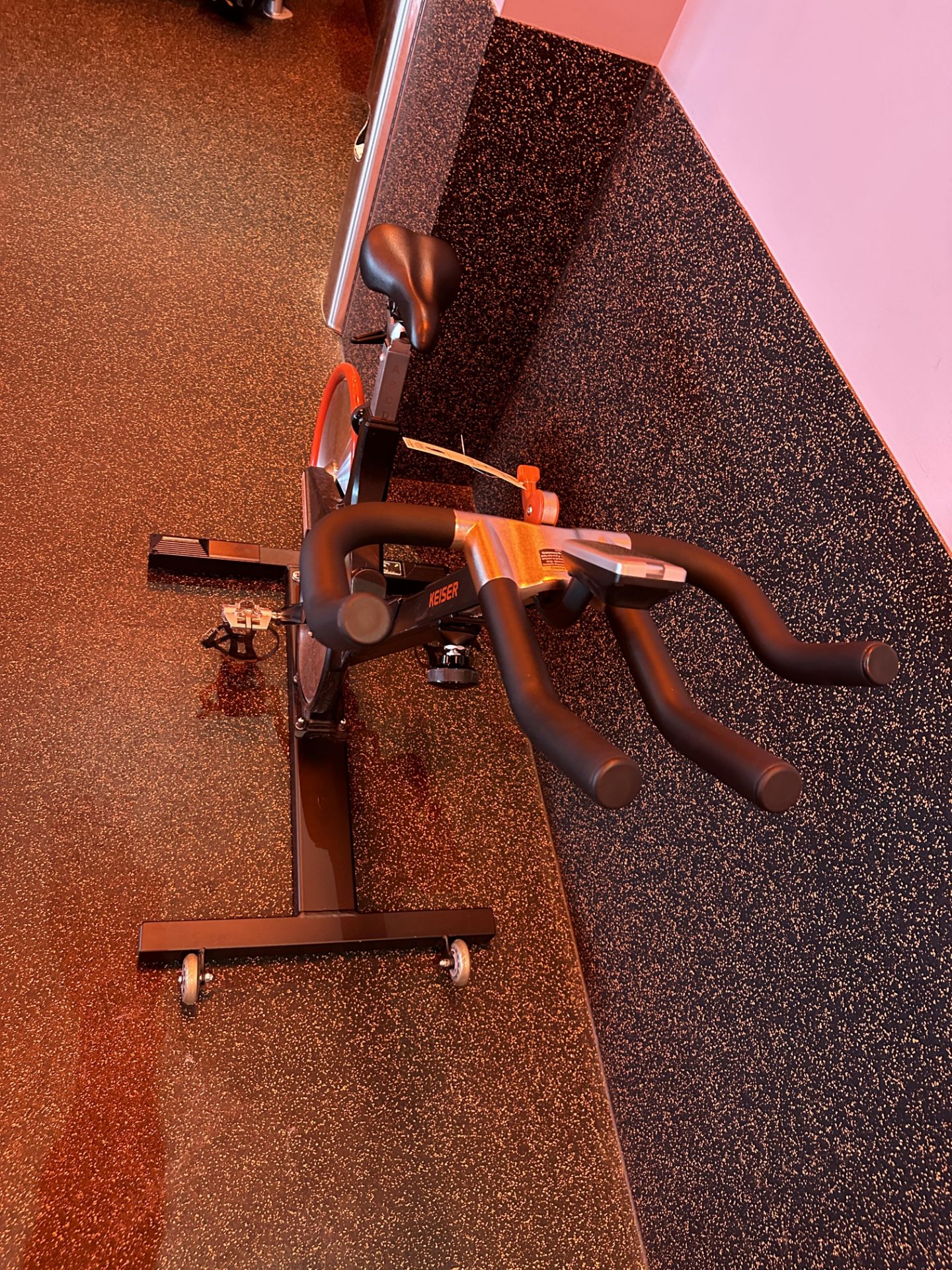Keiser M3 Upright Stationary Bike #005501BBC w/Keiser Kinetic Readout & Adjustable Seat S/N: - Image 3 of 3